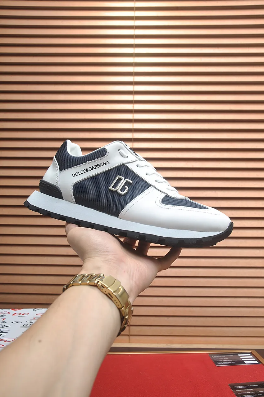 Men's shoes 💰440💶[D&G] High-end quality Product trademark: DG "Dolce & Gabbana*" low-top sneakers Product material: imported ^_^ cowhide upper, cotton silk lining, original outsole Regular size: 38-45 (customized in 45)